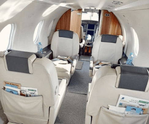 Pilatus PC-12 interior