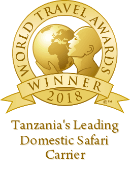 World Travel Awards Winner 2018 — Tanzania's Leading Domestic Safari Carrier