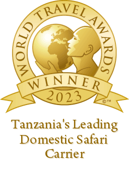 World Travel Awards Winner 2023 — Tanzania's Leading Domestic Safari Carrier