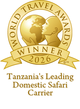 World Travel Awards Winner 2026 — Tanzania's Leading Domestic Safari Carrier
